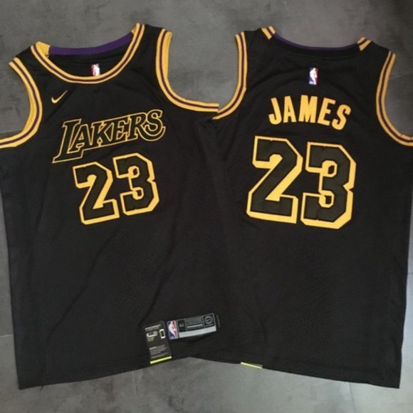 lakers black city jersey